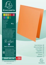 EXACOMPTA Sous-chemise ROCK'S, 220 x 310 mm, framboise