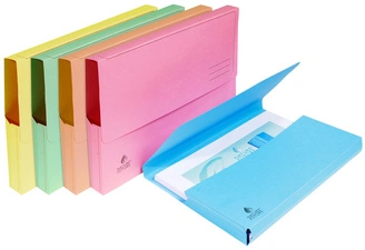 EXACOMPTA Pochette document Jura pastel, A4, bleu