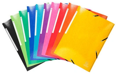 EXACOMPTA Chemise à élastique Iderama, A4, assorti
