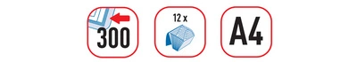 herlitz Trieur easyorga to go, 12 compartiments, pomme