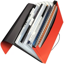 LEITZ Trieur ménager Solid, A4, PP, 6 compartiments, noir
