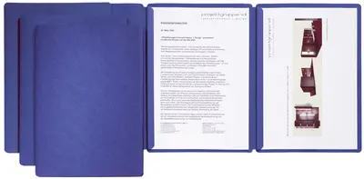 PAGNA chemise de présentation / de candidature "Sprint",bleu