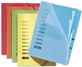 PAGNA Trieur, A4, PP, 6 compartiments, rouge
