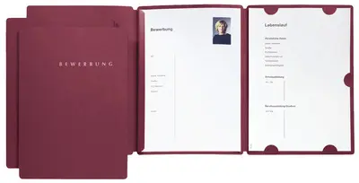 PAGNA Bewerbungs-Set "Select", DIN A4, rot