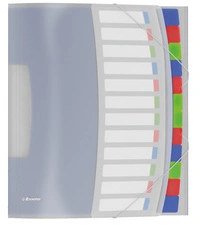 Esselte Trieur VIVIDA, A4, PP, 6 touches, multicolore