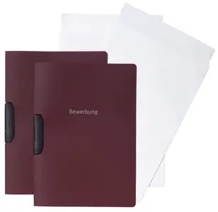DURABLE Bewerbungs-Set DURASWING JOB, DIN A4, aubergine