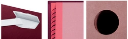PAGNA Parapheur "DE LUXE", A4,  20 compartiments, rouge