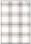 LANDRÉ Bloc paperboard, 20 feuilles, quadrillé, à plat