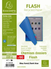 EXACOMPTA Chemise "Flash 220", A4, carton, bleu foncé
