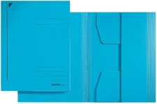 LEITZ chemise-trieur, format A5, carton, 320 g/m2, bleu