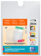 Oxford EasyGo Chemise étui rigide HAWAI, A4, assorti