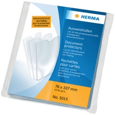 HERMA Etui de poche, PP, double, 0,14 mm, 110 x 157 mm