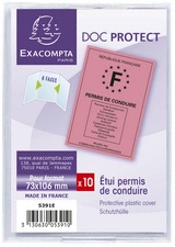 EXACOMPTA Etui de poche, 3 volets, pour permis de conduire