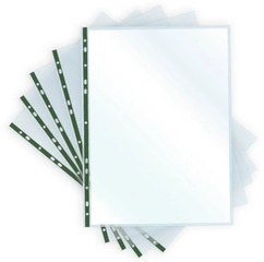 pavo Pochette perforée, A4, PP, 0,06 mm, transparent