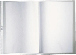 LEITZ Pochette perforée, A3 paysage, PP, grainé, 0,10 mm