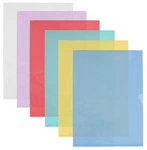 Oxford Pochettes coin Fard'Liss, A4, PVC 0,20 mm, jaune