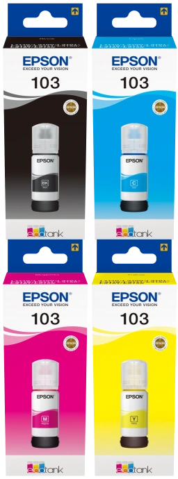 Epson 103 Multipack Noir(e) / Cyan / Magenta / Jaune (T00S MCVP)