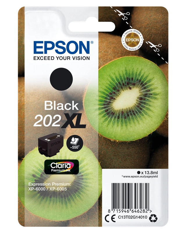 Epson 202XL Noir(e) Cartouche d'encre (C13T02G14010)