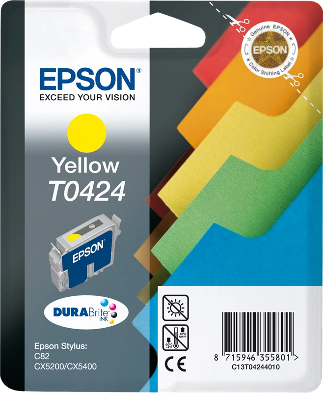 Epson T0424 Jaune Cartouche d'encre (C13T04244010)