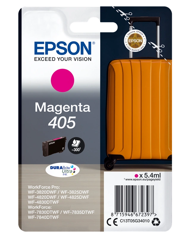 Epson 405 Magenta Cartouche d'encre (C13T05G34010)