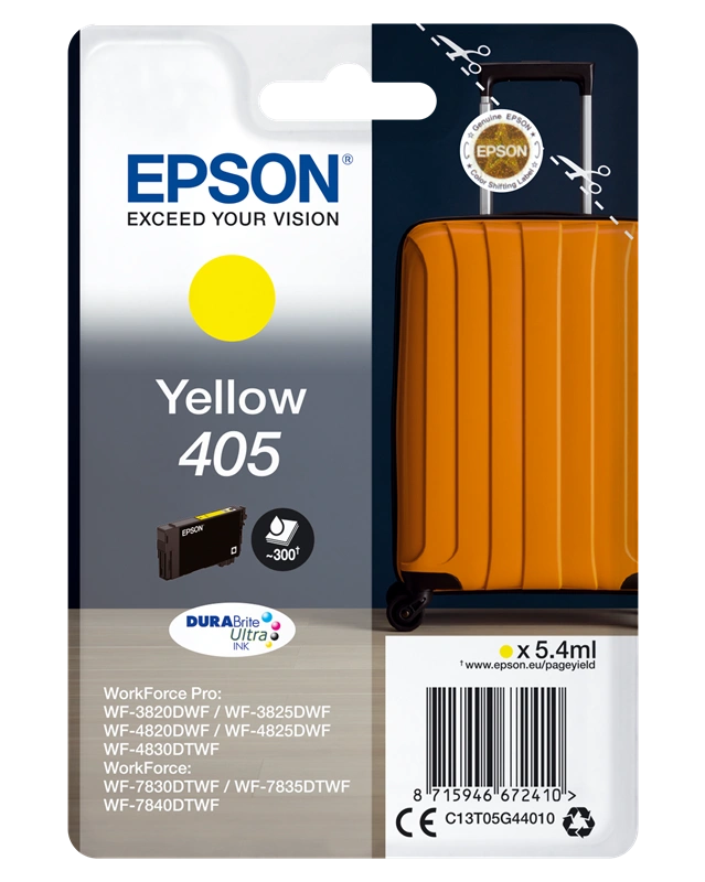 Epson 405 Jaune Cartouche d'encre (C13T05G44010)