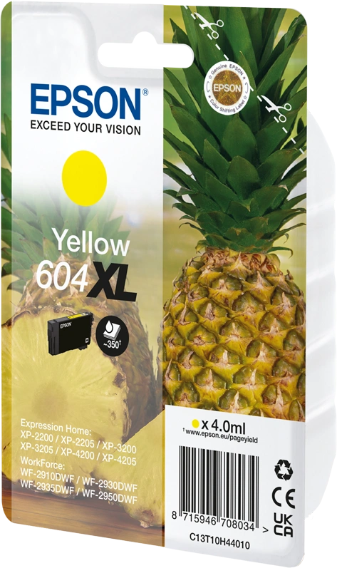 Epson 604 XL Jaune Cartouche d'encre (C13T10H44010)