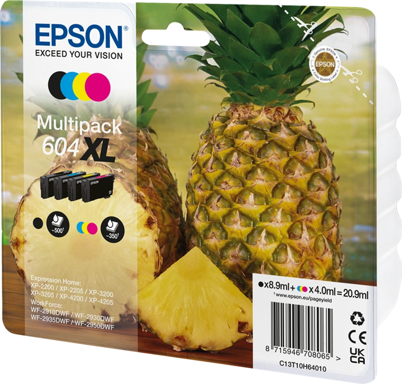 Epson 604 XL Multipack Noir(e) / Cyan / Magenta / Jaune (C13T10H64010)