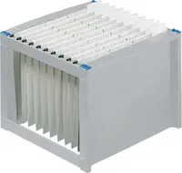 helit Bac pour dossiers suspendus "the rack", gris lumière