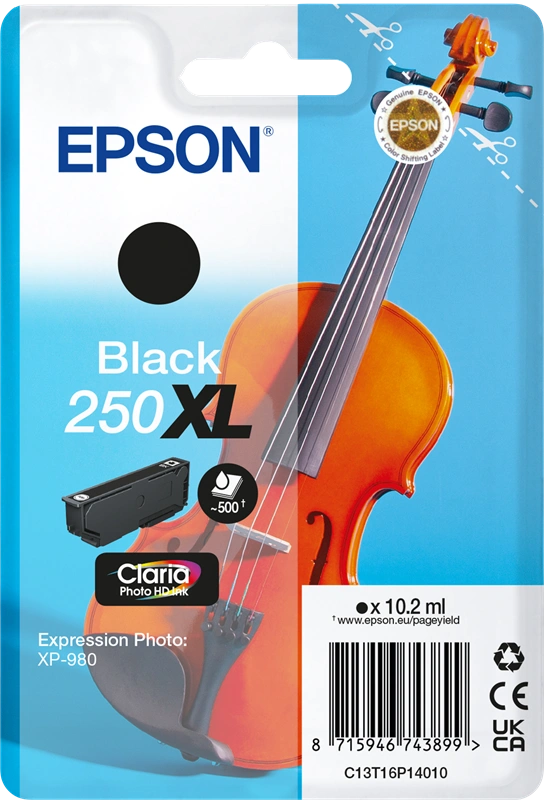 Epson 250 XL Noir(e) Cartouche d'encre (C13T16P14010)