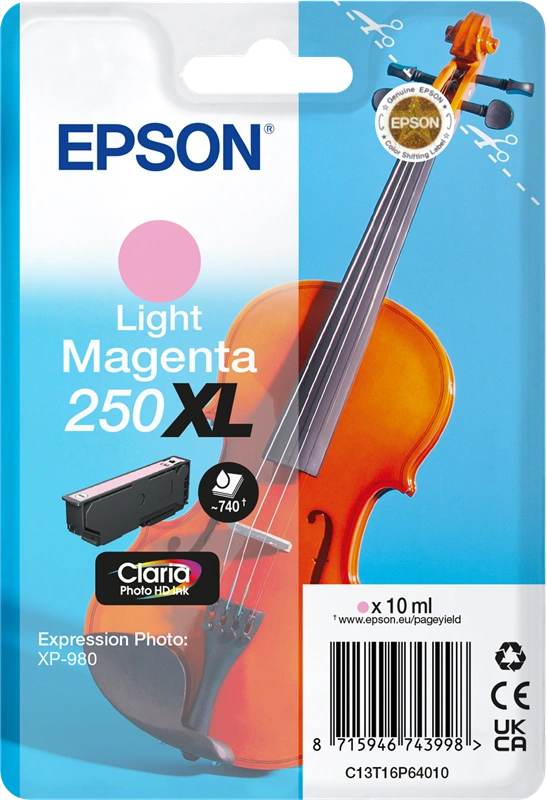 Epson 250 XL Cartouche d'encre (C13T16P64010)
