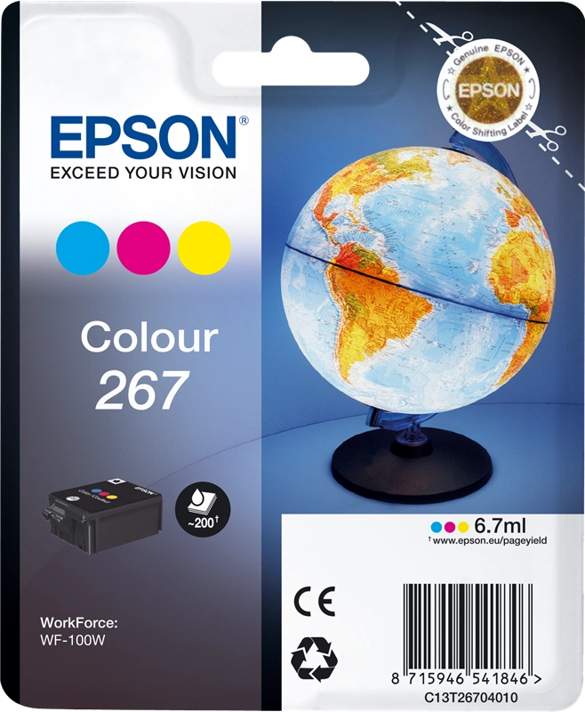 Epson 267 Plusieurs couleurs Cartouche d'encre (C13T26704010)