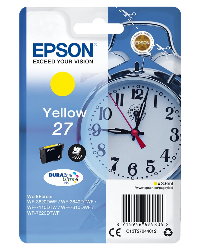 Epson 27 Jaune Cartouche d'encre (C13T27044012)