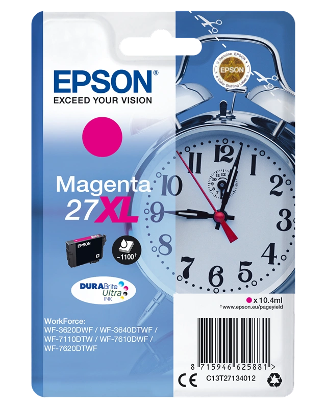 Epson 27 XL Magenta Cartouche d'encre (C13T27134010)