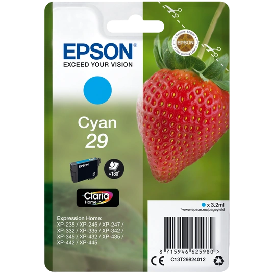 Epson 29 Cyan Cartouche d'encre (C13T29824012)