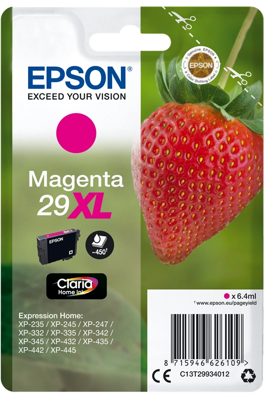 Epson 29 XL Magenta Cartouche d'encre (C13T29934012)