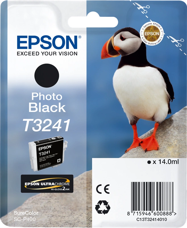 Epson T3241 Noir (photo) Cartouche d'encre (C13T32414010)
