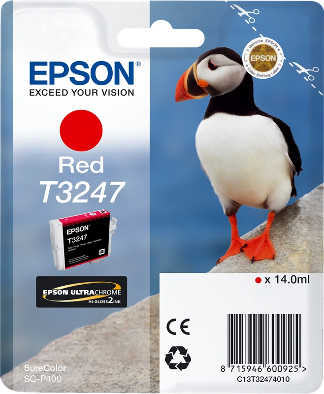 Epson T3247 Rouge Cartouche d'encre (C13T32474010)