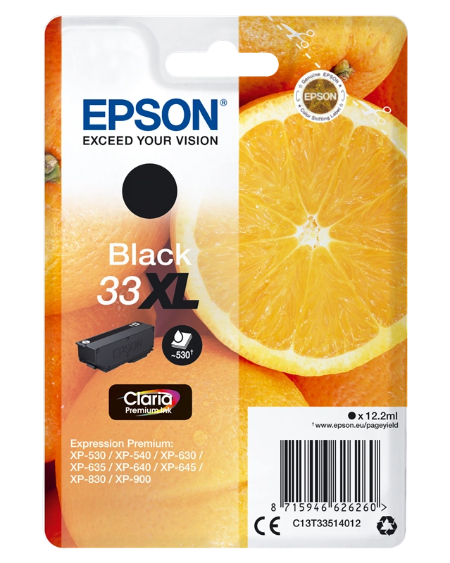 Epson 33 XL Noir(e) Cartouche d'encre (C13T33514012)