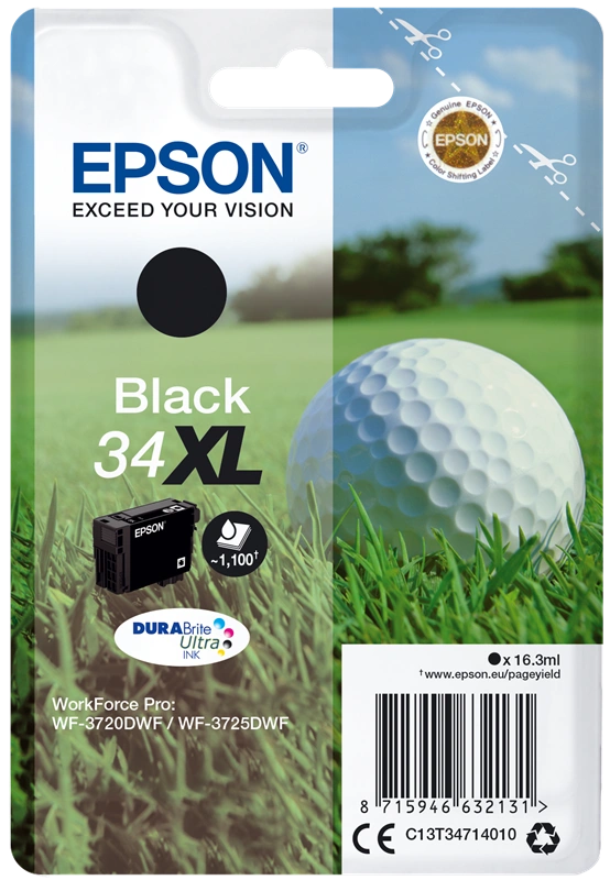 Epson 34 XL Noir(e) Cartouche d'encre (C13T34714010)