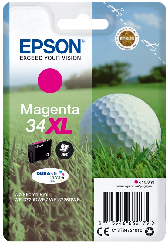 Epson 34 XL Magenta Cartouche d'encre (C13T34734010)