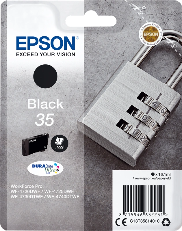 Epson 35 Noir(e) Cartouche d'encre (C13T35814010)