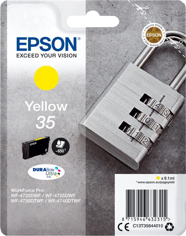 Epson 35 Jaune Cartouche d'encre (C13T35844010)