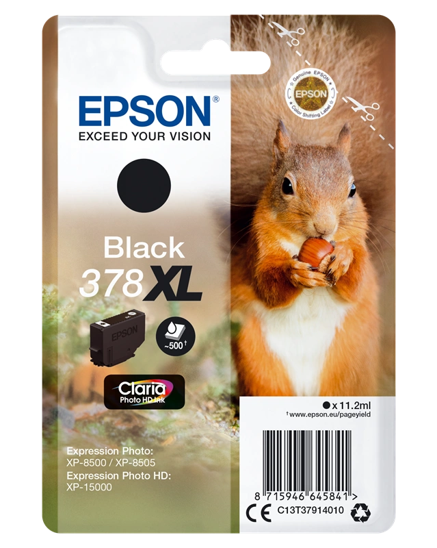 Epson 378XL Noir(e) Cartouche d'encre (C13T37914010)