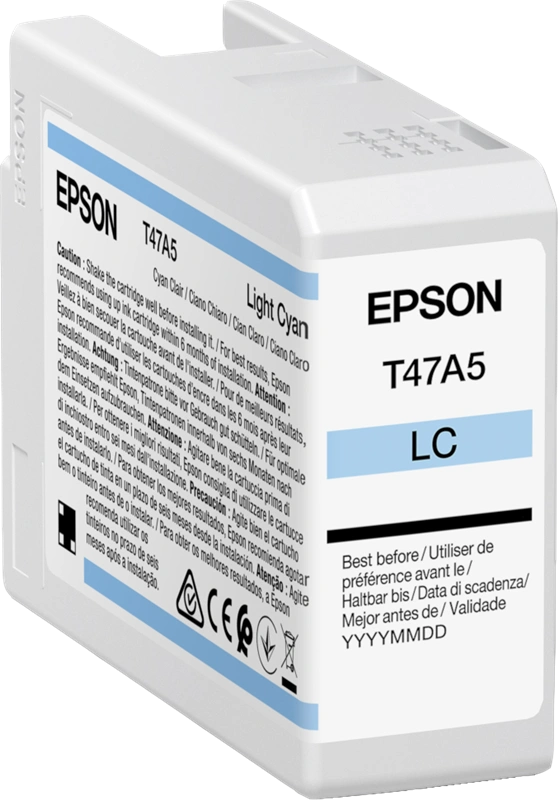 Epson T47A5 Cyan (brillant) Cartouche d'encre (C13T47A500)
