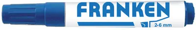 FRANKEN Marqueur pour chevalet, tracé: 2-6 mm, bleu