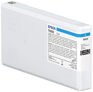 Epson T55W2 Cyan Cartouche d'encre (C13T55W200)