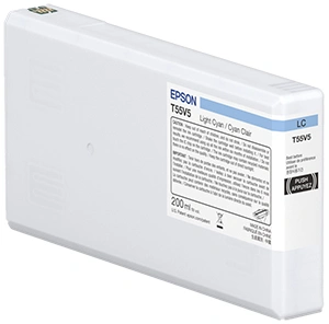 Epson T55W5 Cyan (brillant) Cartouche d'encre (C13T55W500)