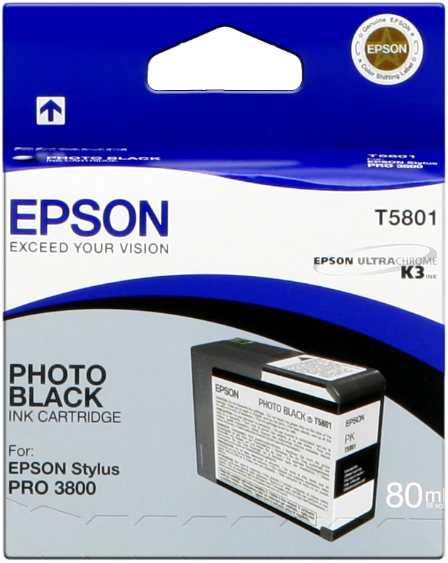 Epson T5801 Noir (photo) Cartouche d'encre (C13T580100)