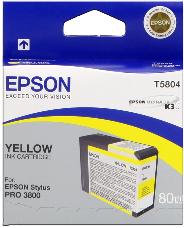 Epson T5804 Jaune Cartouche d'encre (C13T580400)