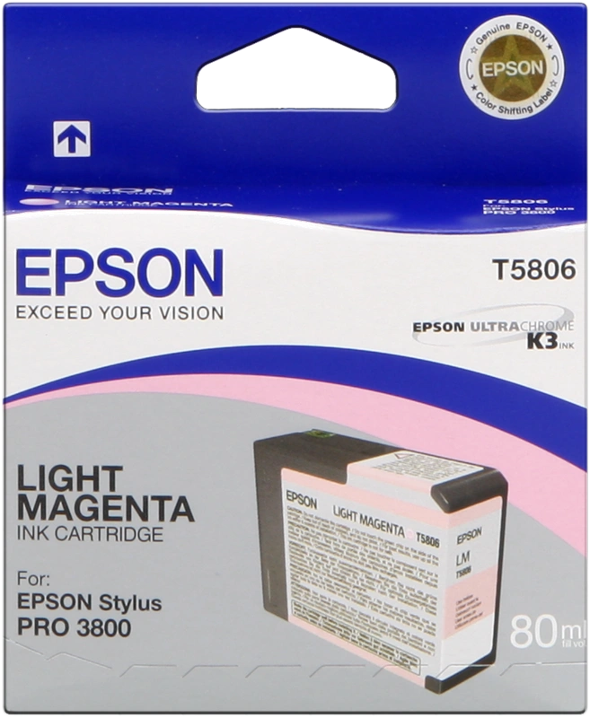 Epson T5806 Magenta (brillant) Cartouche d'encre (C13T580600)